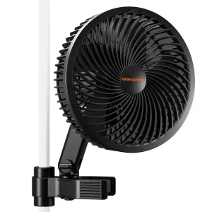2025 Nouvelle version Spider Farmer®6 pouces tente de croissance clip ventilateur Moteur EC, 10 vitesses Contrôle du vent Oscillation grand angle à 10 niveaux, étanche IP54 pour un flux d’air optimal des plantes