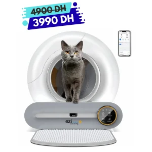 Litière Automatique et Connectée avec Application EziClean Robot k8i