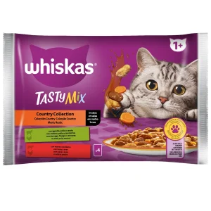 Whiskas Repas TastyMix Poulet, Agneau et Carrotte en sauce 4x85g