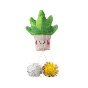 Jouet Aloe Vera Mexicain en Tissu avec Herbe à Chat LeoPet