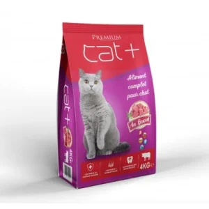 Cat Plus Croquettes Bœuf Foie et Légumes 2kg | 4kg | 10kg