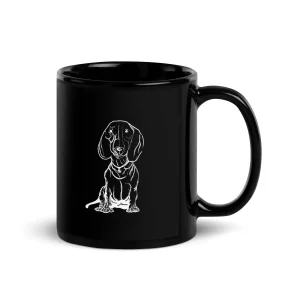 Mug Teckel  Todo Art (noir)