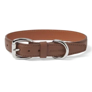 Sellerie Teckel  Collier Cuir Toscan Châtaigne