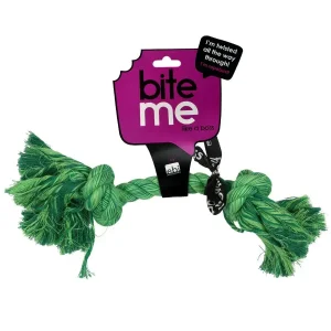 'do you even floss dawg' jeu corde 2 noeuds vert 30x7x5cm