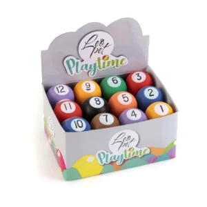 Jouet Ballon de Billiard en Caoutchouc Numéroté LeoPet Ø 7,5 cm