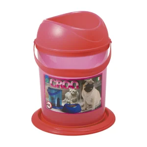 Bac à croquettes anti-fourmis avec gamelle intégrée (5,5L)