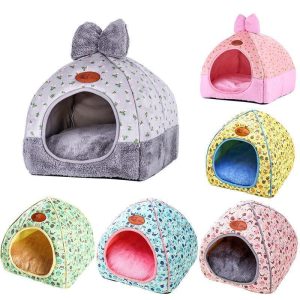 Jolie petit panier cosy en polaire