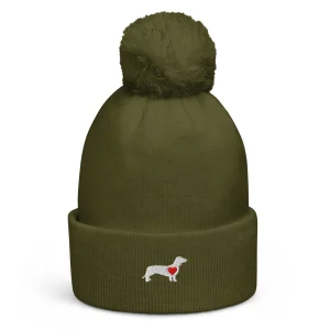Bonnet Teckel  Militaire Pompon Coeur