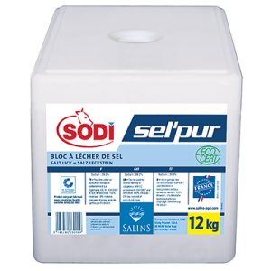 Bloc Sel pur à Lécher Ruminants – BIO