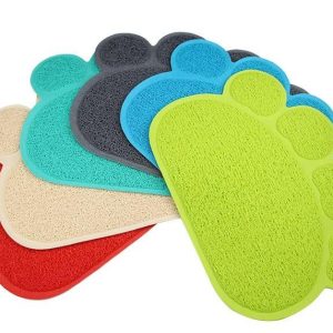 Tapis de litière et gamelle