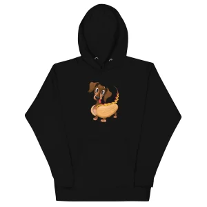 Sweat Teckel  Hot Dog Sausage (noir)