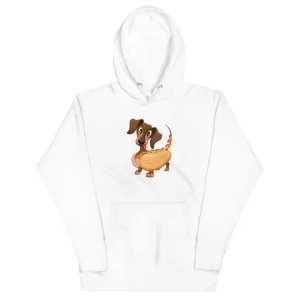 Sweat Teckel  Hot Dog Sausage (blanc)